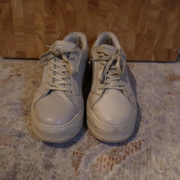 Cream Vagabond Leather Sneaker- Size 8 - Picture 5 of 6